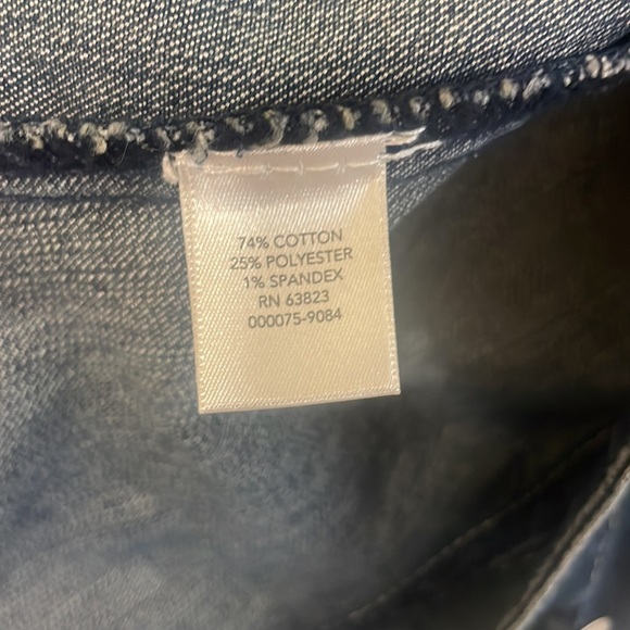 Christopher & Banks Jean Vest with Rhinestones - Picture 6 of 8